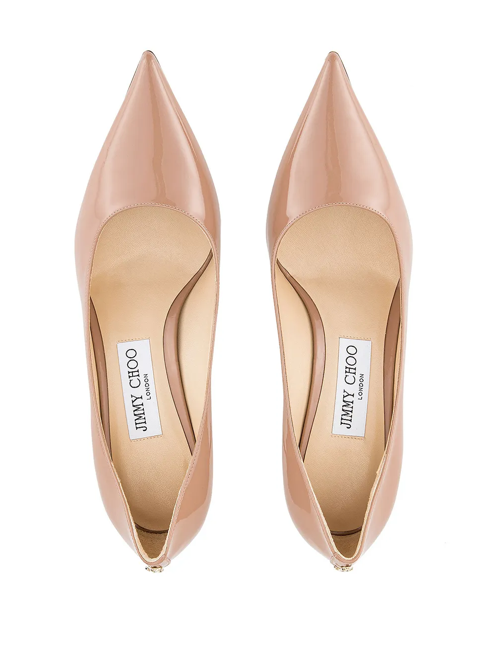 Туфли-лодочки Love 65 с заостренным носком JIMMY CHOO, розовый — фото 4