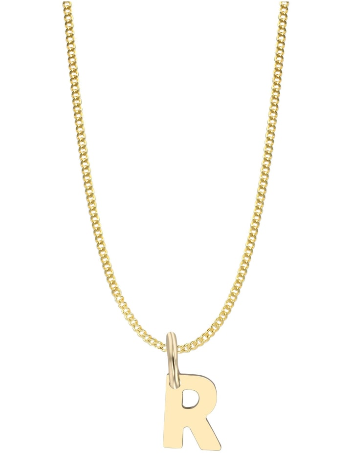 

Adeliás Кулон унисекс - кулон в виде буквы N, изготовленный из золота 375 пробы