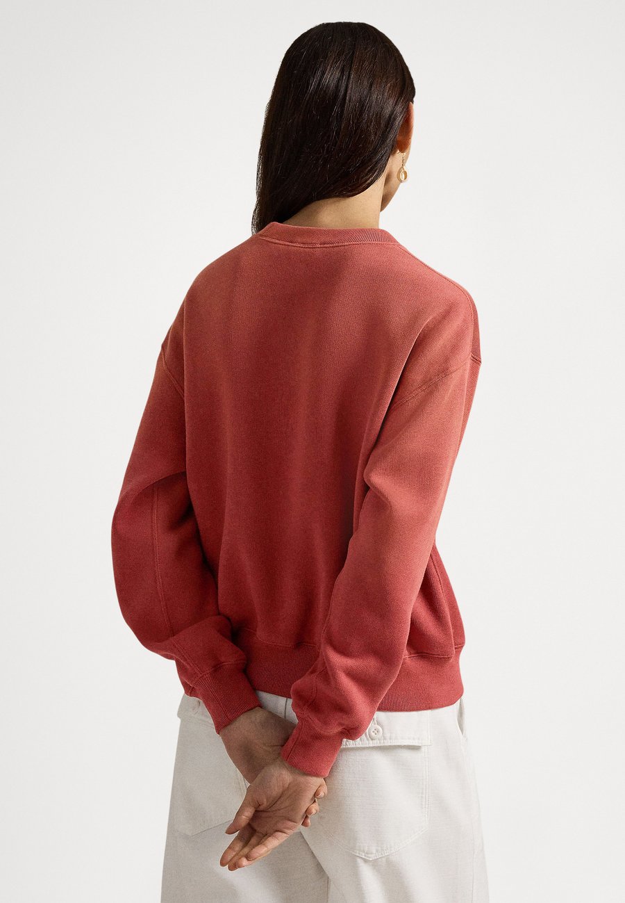 Свитшот Polo Ralph Lauren Lightweight Fleece, красный — фото 4