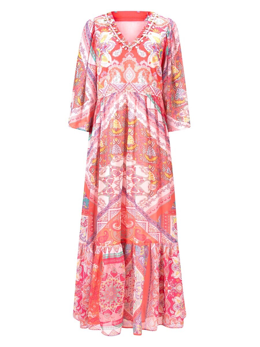 

Платье рубашка Linea Tesini by heine Shirt Dress, красный