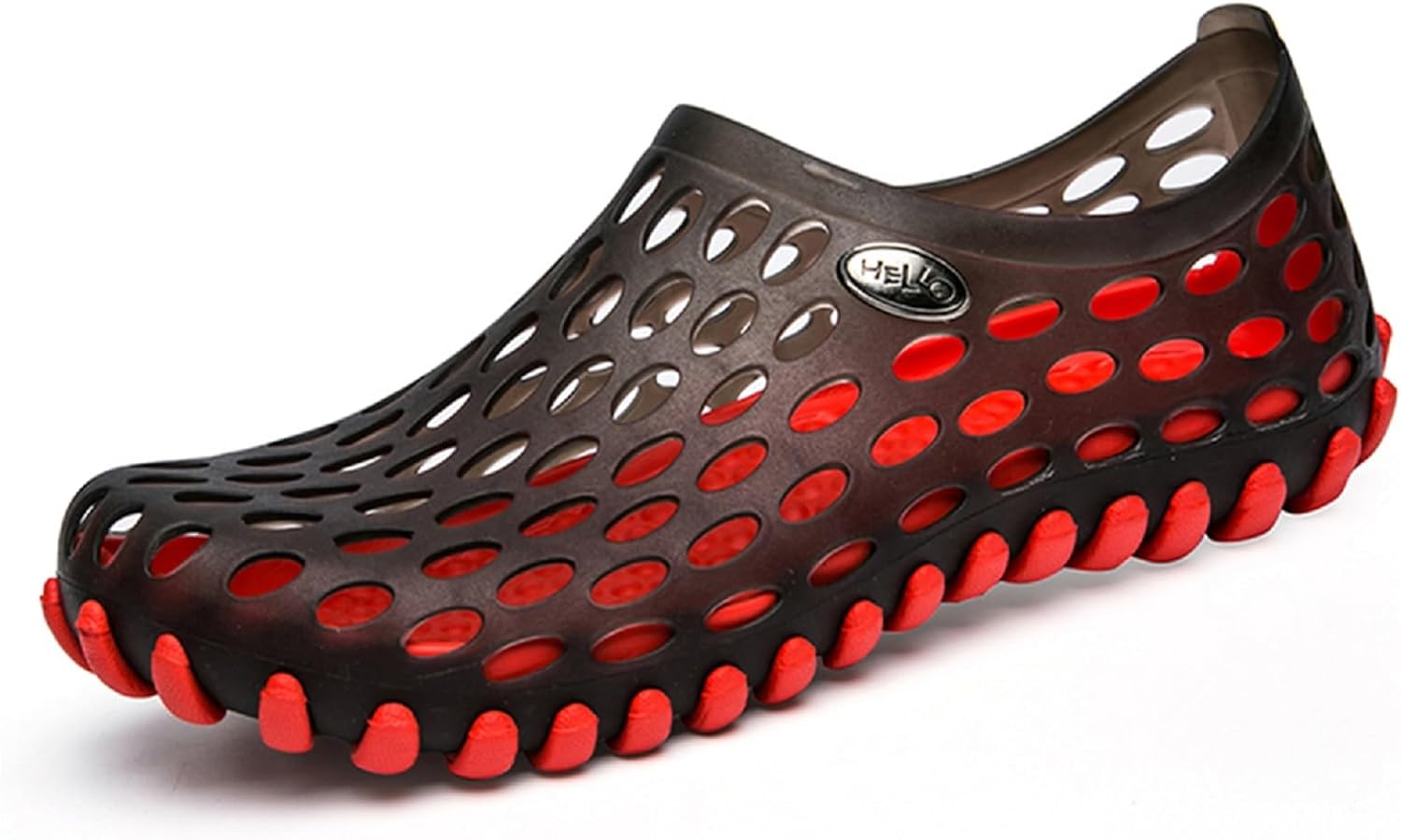 

Мужские сандалии clapzovr для душа, водные туфли, пляж, плавание, бассейн, речные туфли, удобные садовые сабо, красный