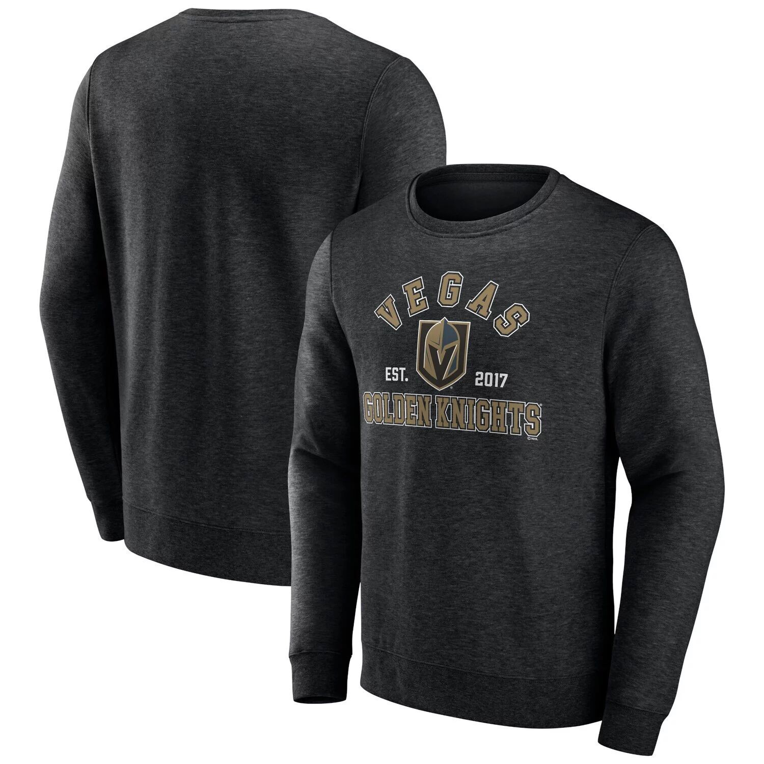 

Мужской черный пуловер с фирменным логотипом Vegas Golden Knights Classic Arch Fanatics