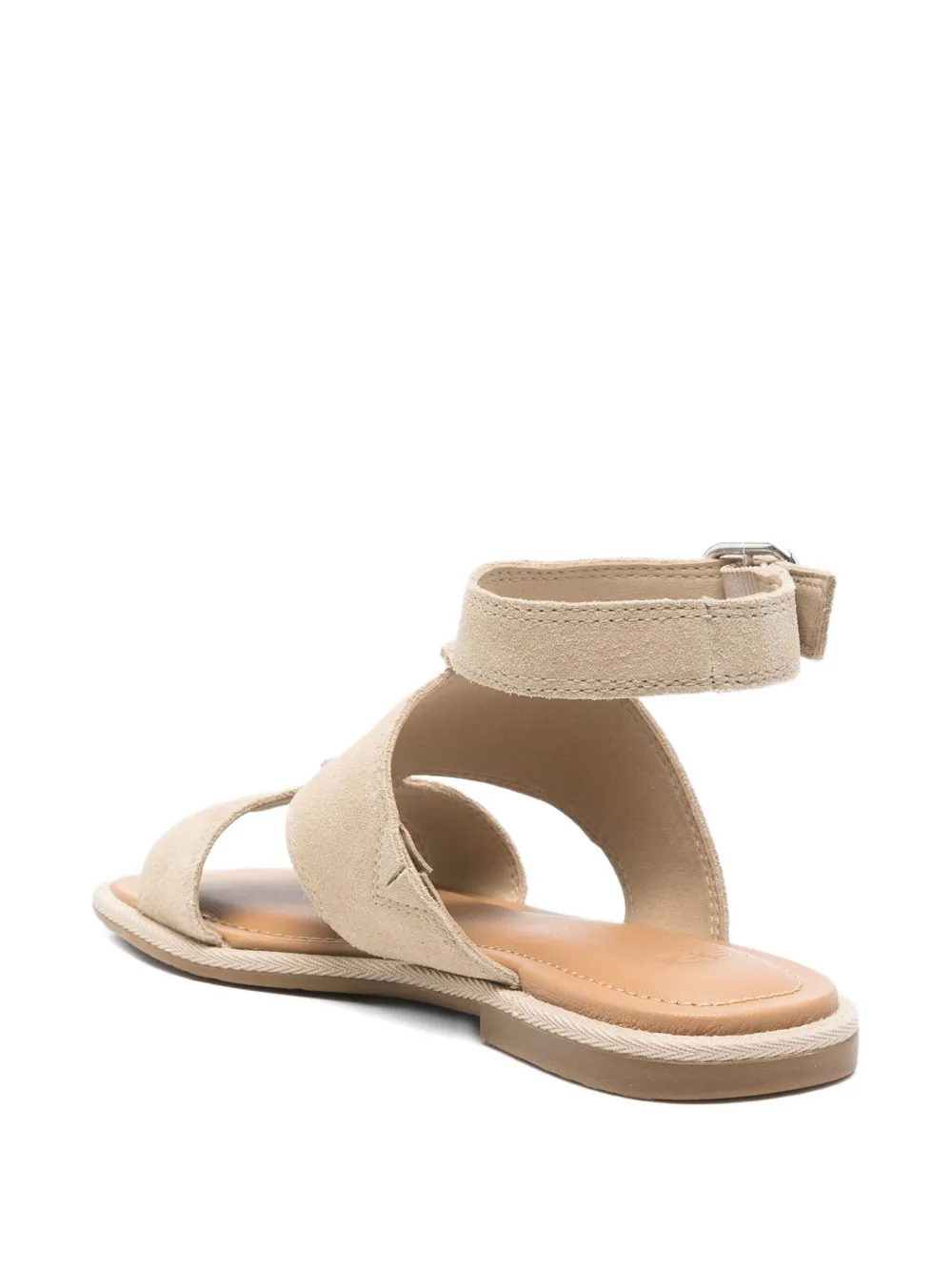 Замшевые сандалии с ремешком на щиколотке Delray R 2.400 UGG, нейтральный — фото 3