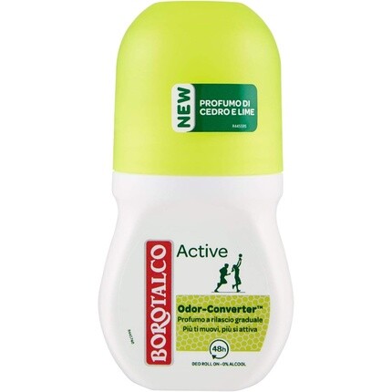

Шариковый дезодорант Roberts Active «Кедр и лайм», 50 мл, Borotalco