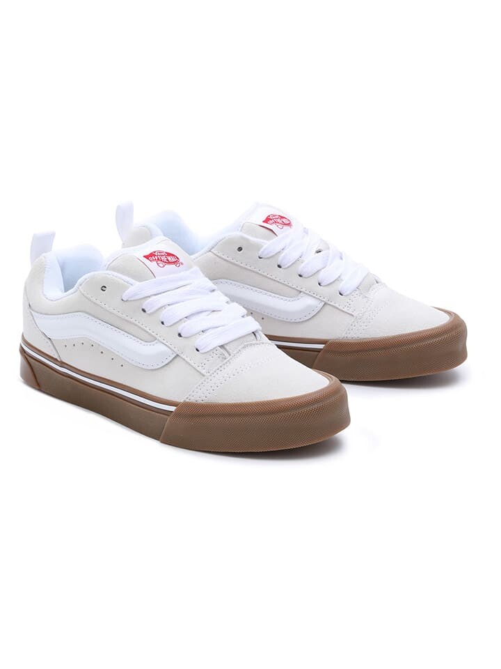 

Низкие кроссовки Vans Leder Knu Skool, цвет creme/braun