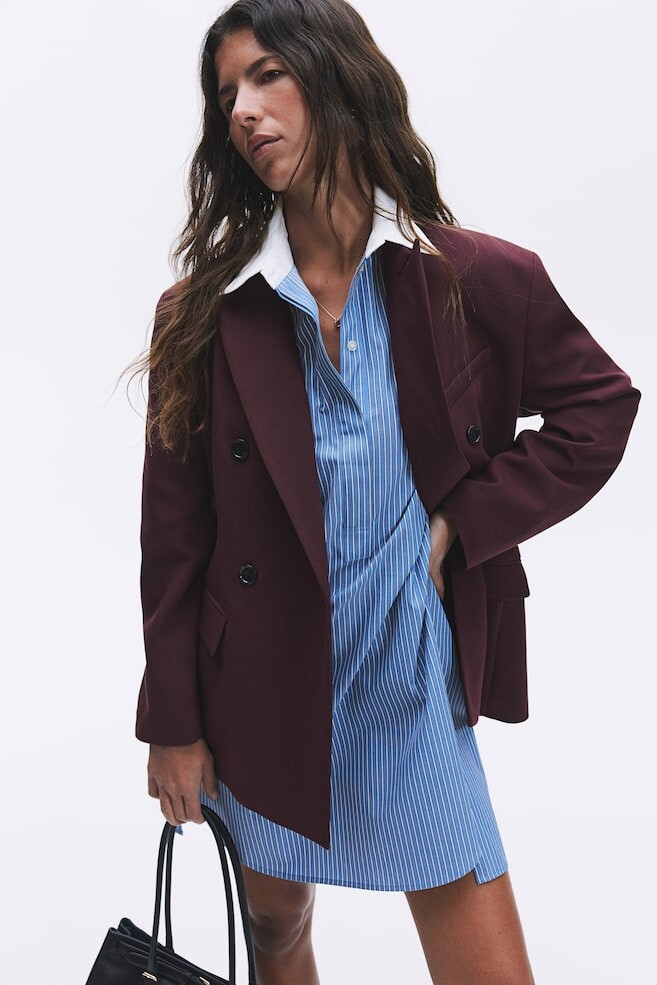 

Блузка из хлопкового твила H&M, мультиколор
