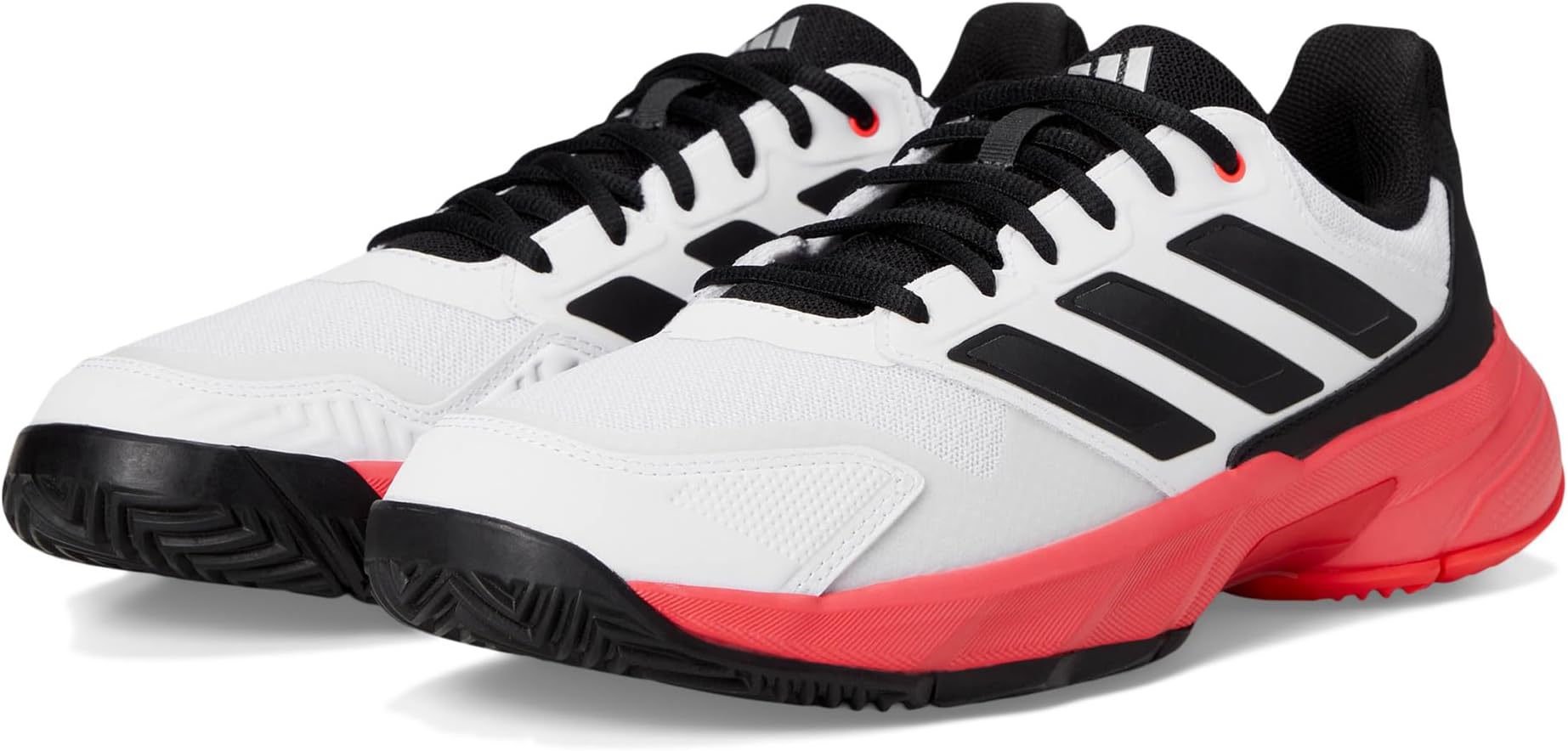 

Кроссовки adidas Courtjam Control 3 Tennis Shoe, цвет White/Black/Lucid Red