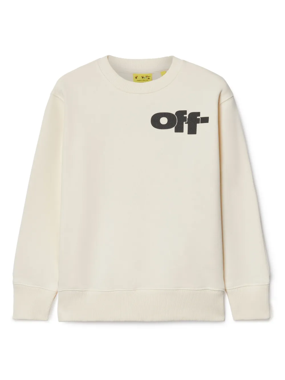 

Толстовка Type Graphic OFF-WHITE KIDS, нейтральный