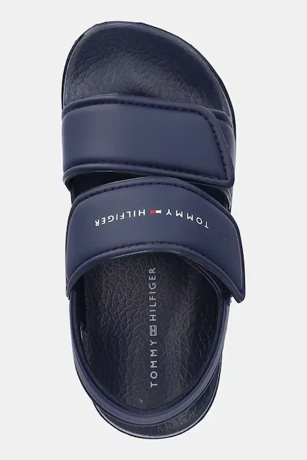 Сандалии детские на липучке Tommy Hilfiger, синий — фото 4