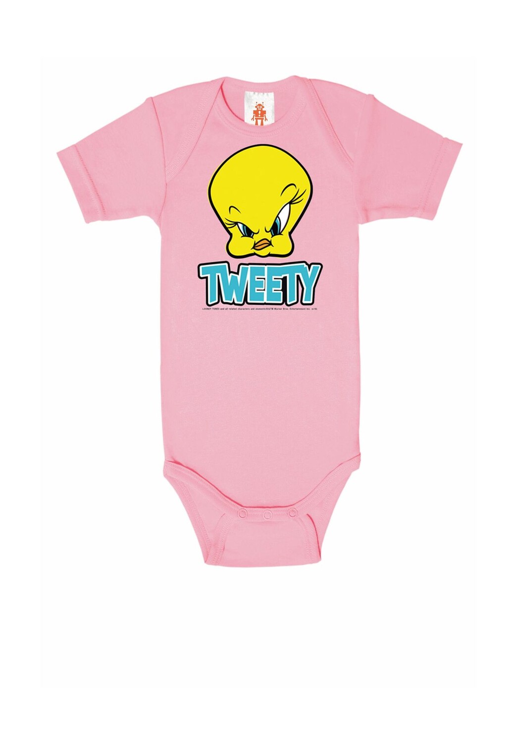 

Детское тело Looney Tunes - Твити Хед LOGOSHIRT, светло-розовый
