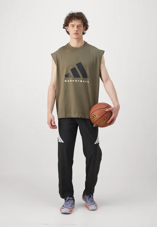 Спортивные штаны Crazylite Adidas Performance, черно-белые — фото 3