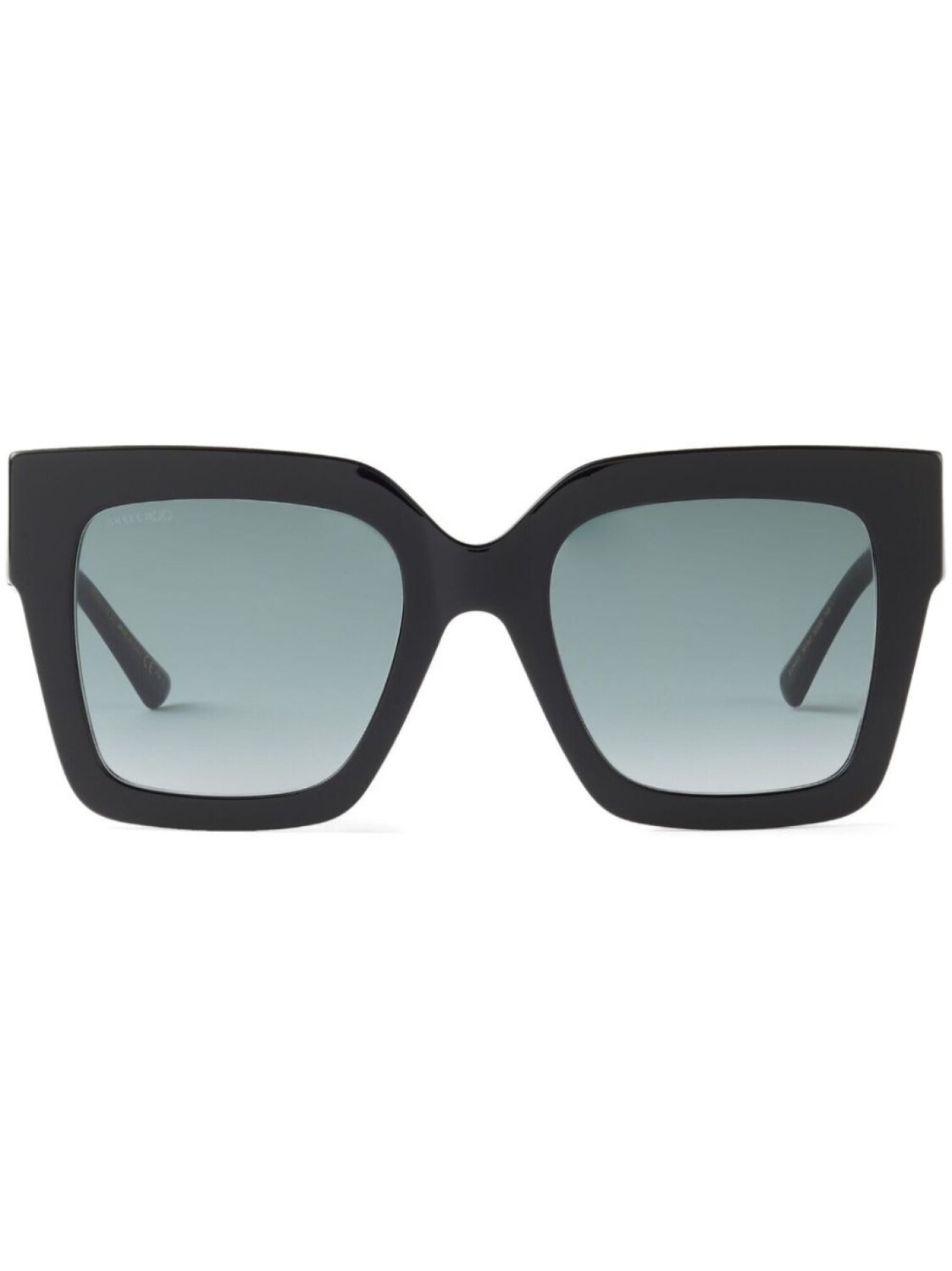

Jimmy Choo Eyewear солнцезащитные очки Edna в квадратной оправе, черный