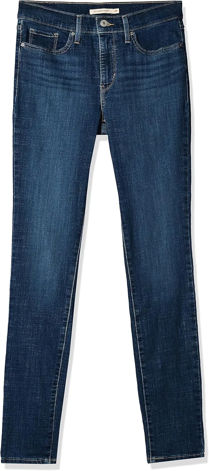 Женские джинсы Levi's 311 Shaping Skinny Jeans, цвет Lapis Gallop, длина 28 x 32 дюйма., индиго
