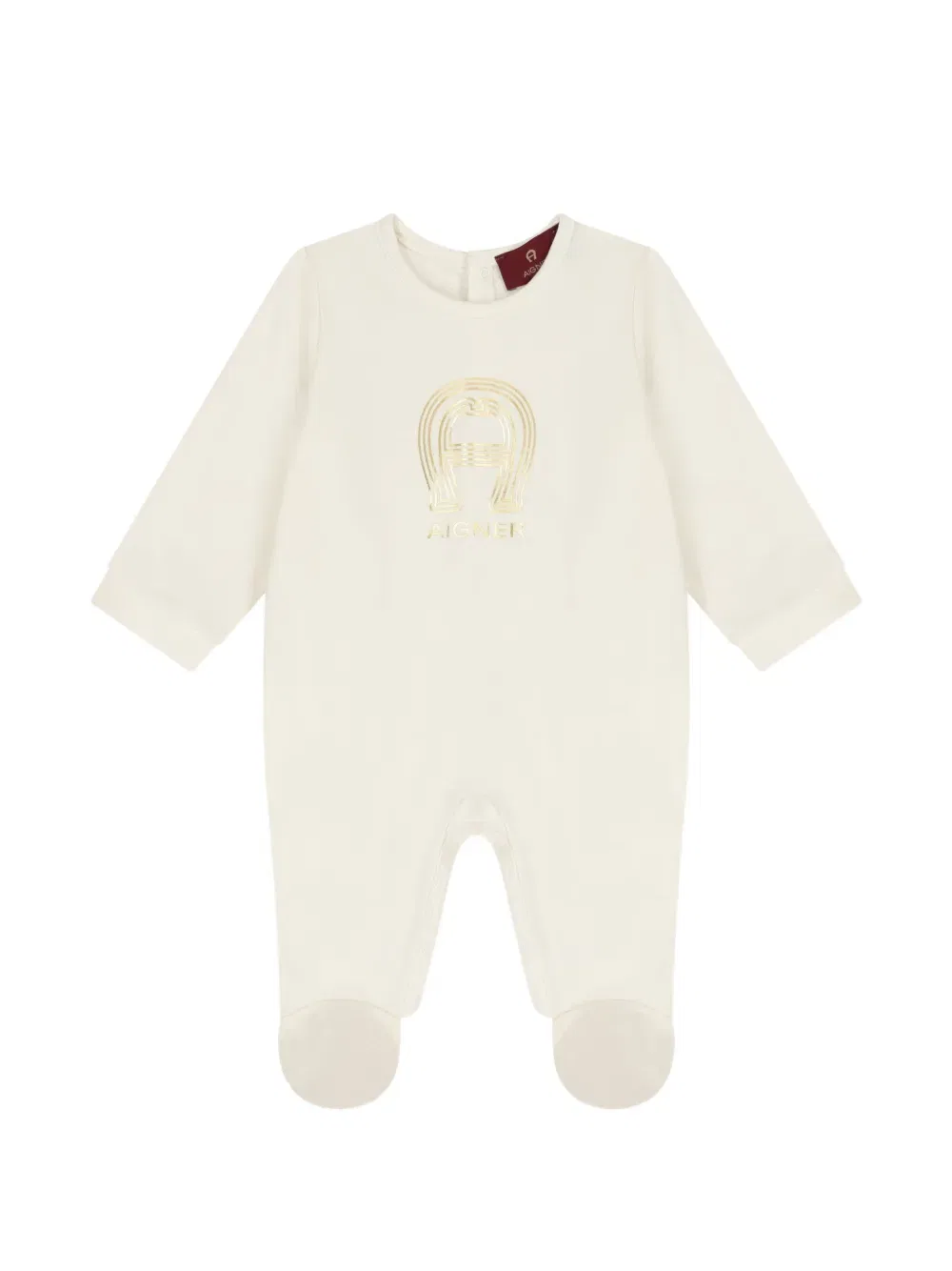 Комплект детского комбинезона с логотипом (три штуки) Aigner Kids, нейтральный — фото 3