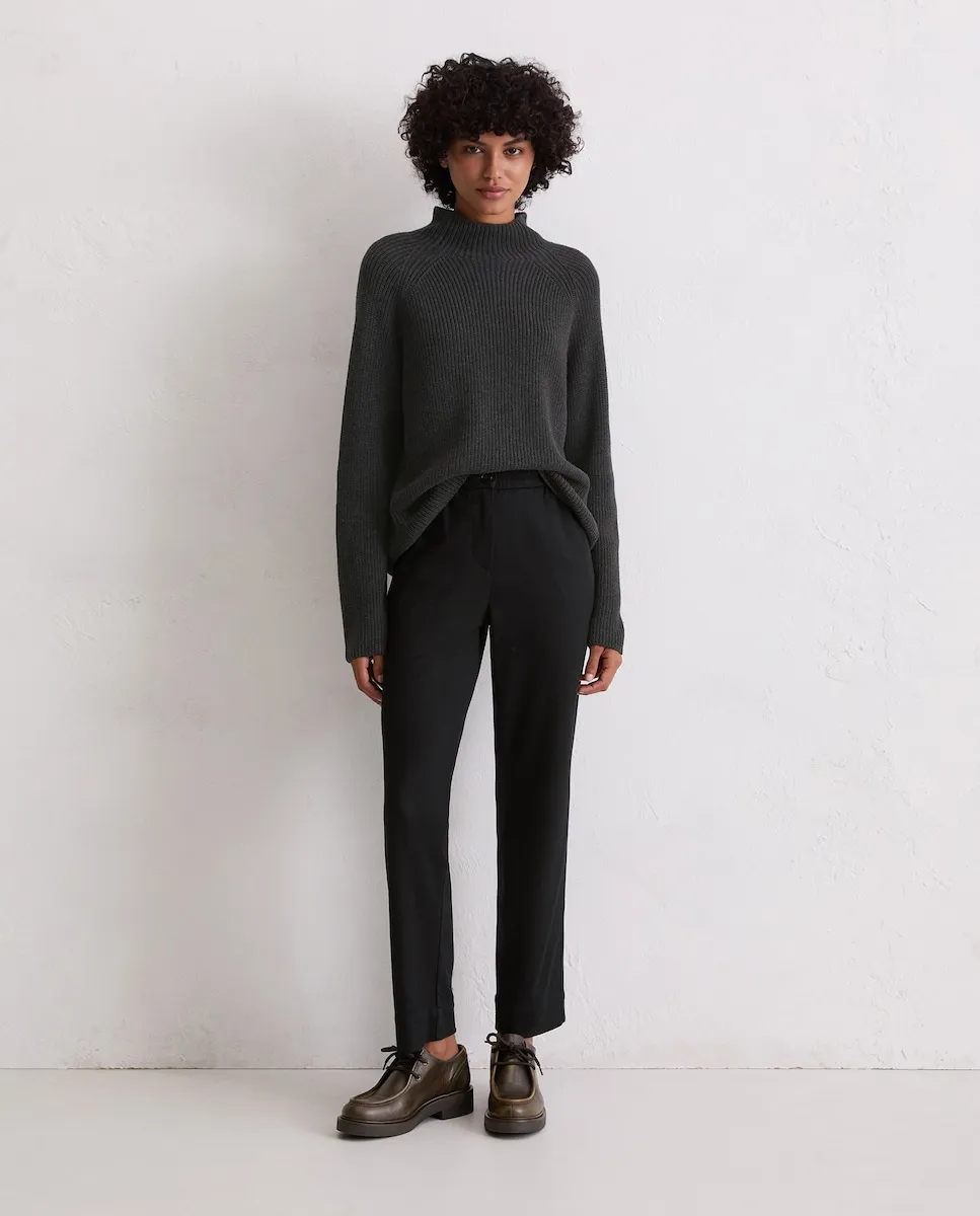 

Женские прямые брюки с эластичной талией MARC O'POLO, черный