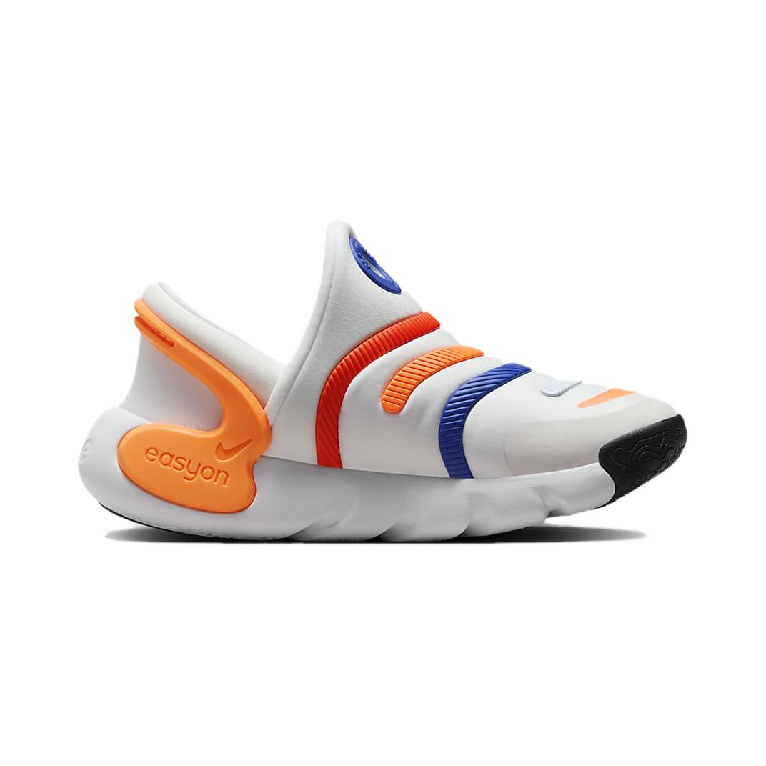 Nike Детские кроссовки Dynamo 2 EasyOn с нескользящей подошвой, белые, оранжевые, для детей от 3 до 7 лет — фото 2