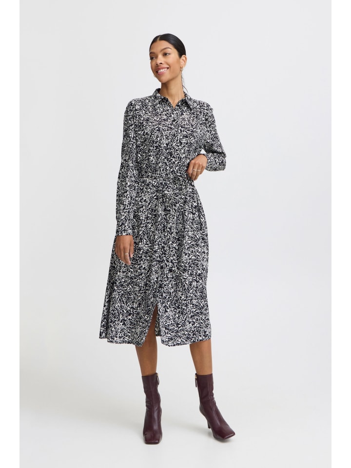 

B. young Платье BYJOSA, стандартный крой, цвет черный зигзаг