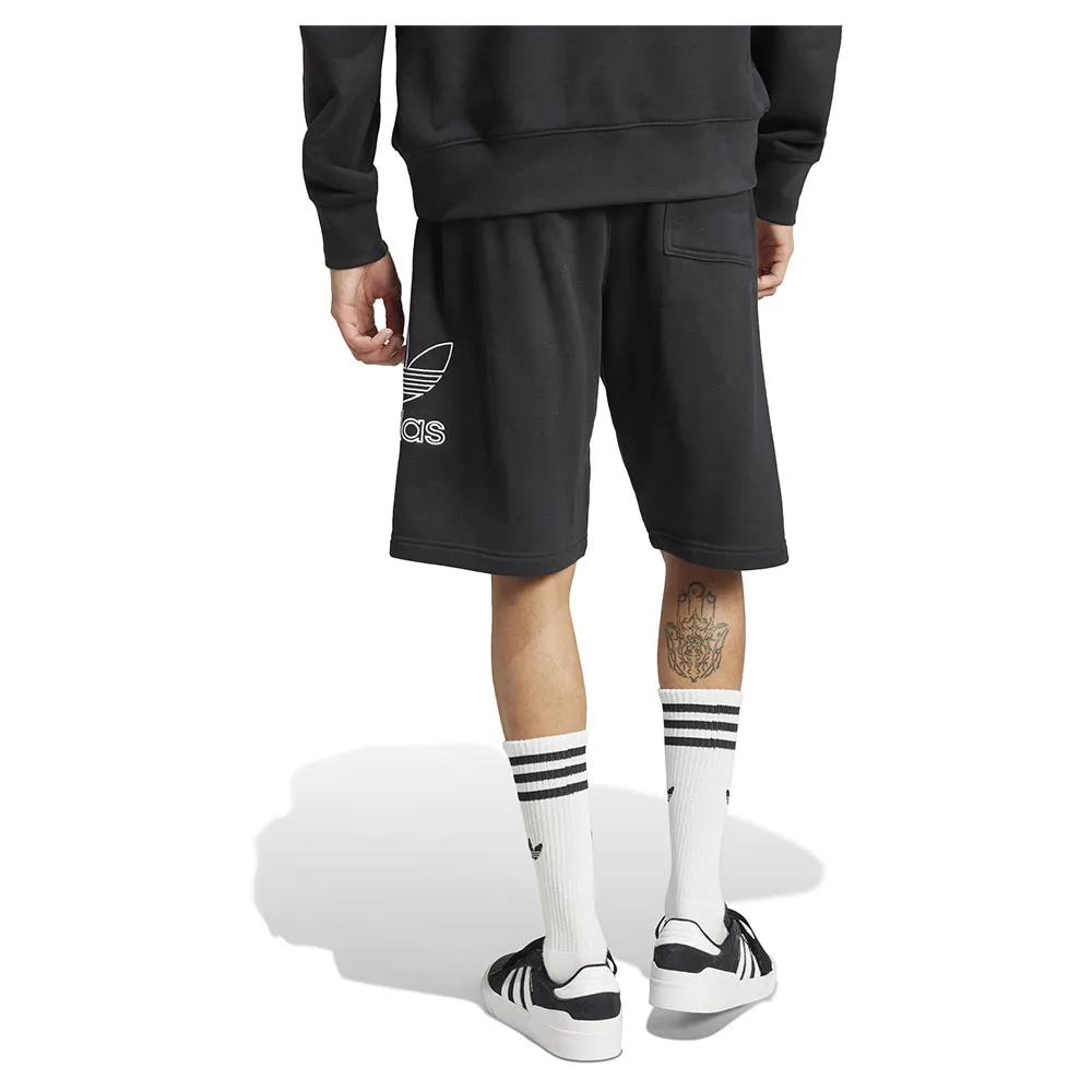 Шорты adidas Originals Adicolor Outline Trefoil, черный — фото 2