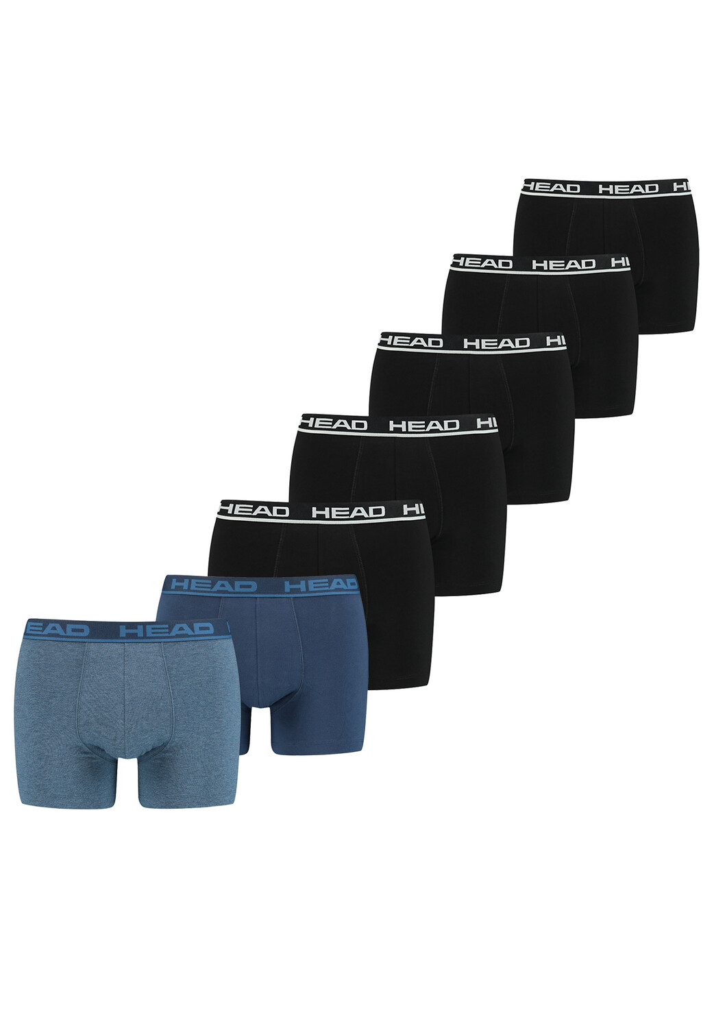 

Боксеры HEAD Boxershorts 7 шт, цвет 008 - Black / Blue