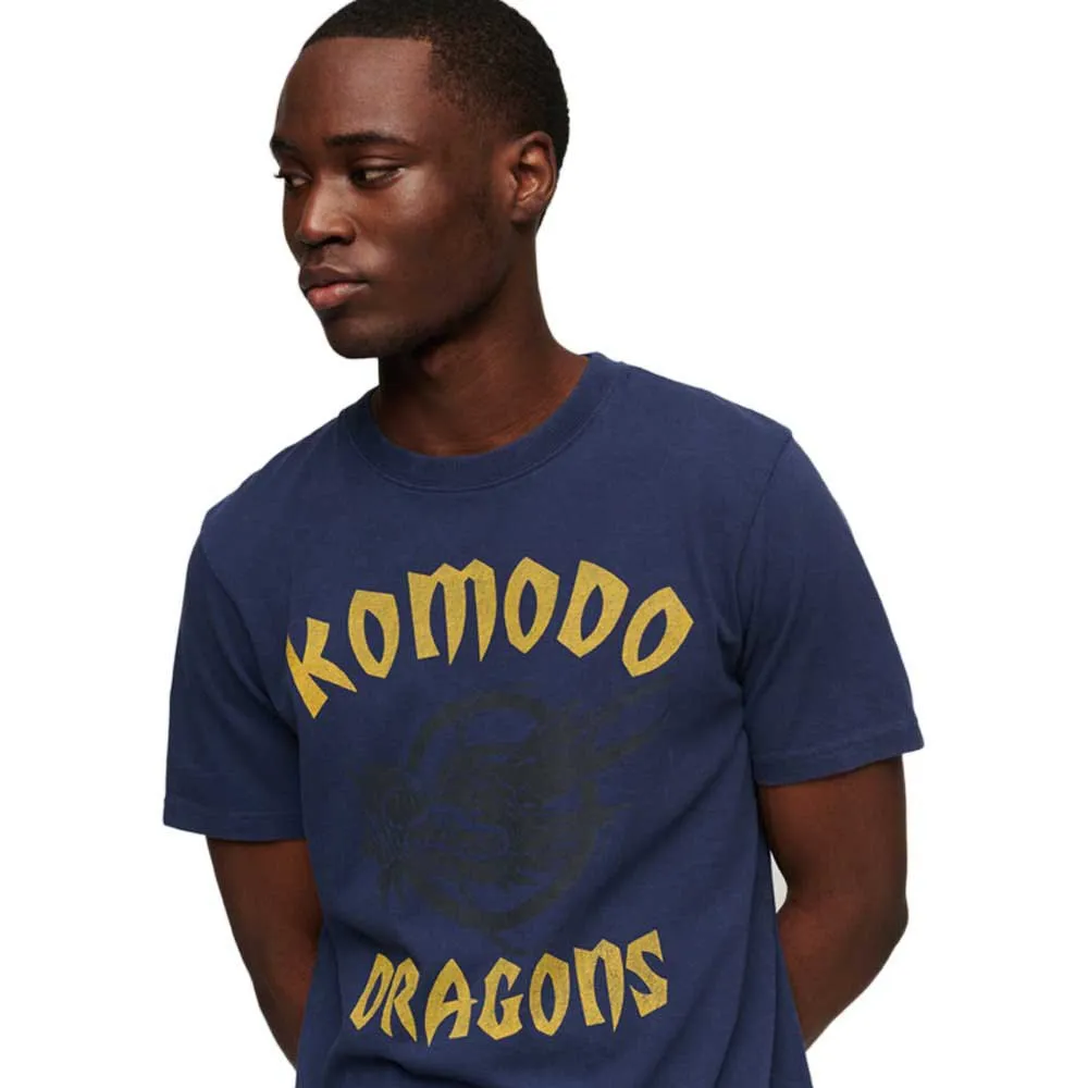

Футболка с коротким рукавом Superdry Vintage Classic Dragon, синий