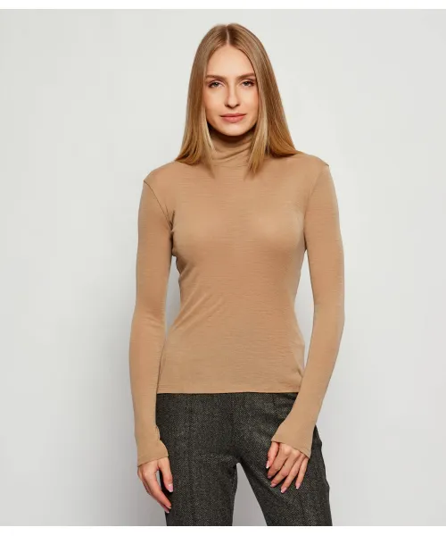 

Шерстяная водолазка «Тесей» Slim fit Weekend Maxmara, бежевый
