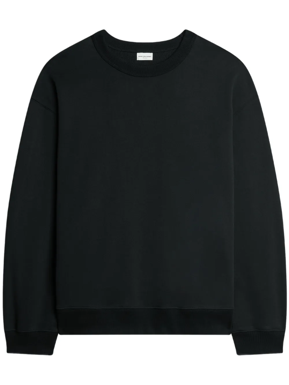 

Хлопковая толстовка DRIES VAN NOTEN, черный