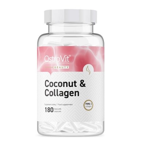 

OstroVit, Marine Collagen + кокосовое масло MCT - 180 капсул