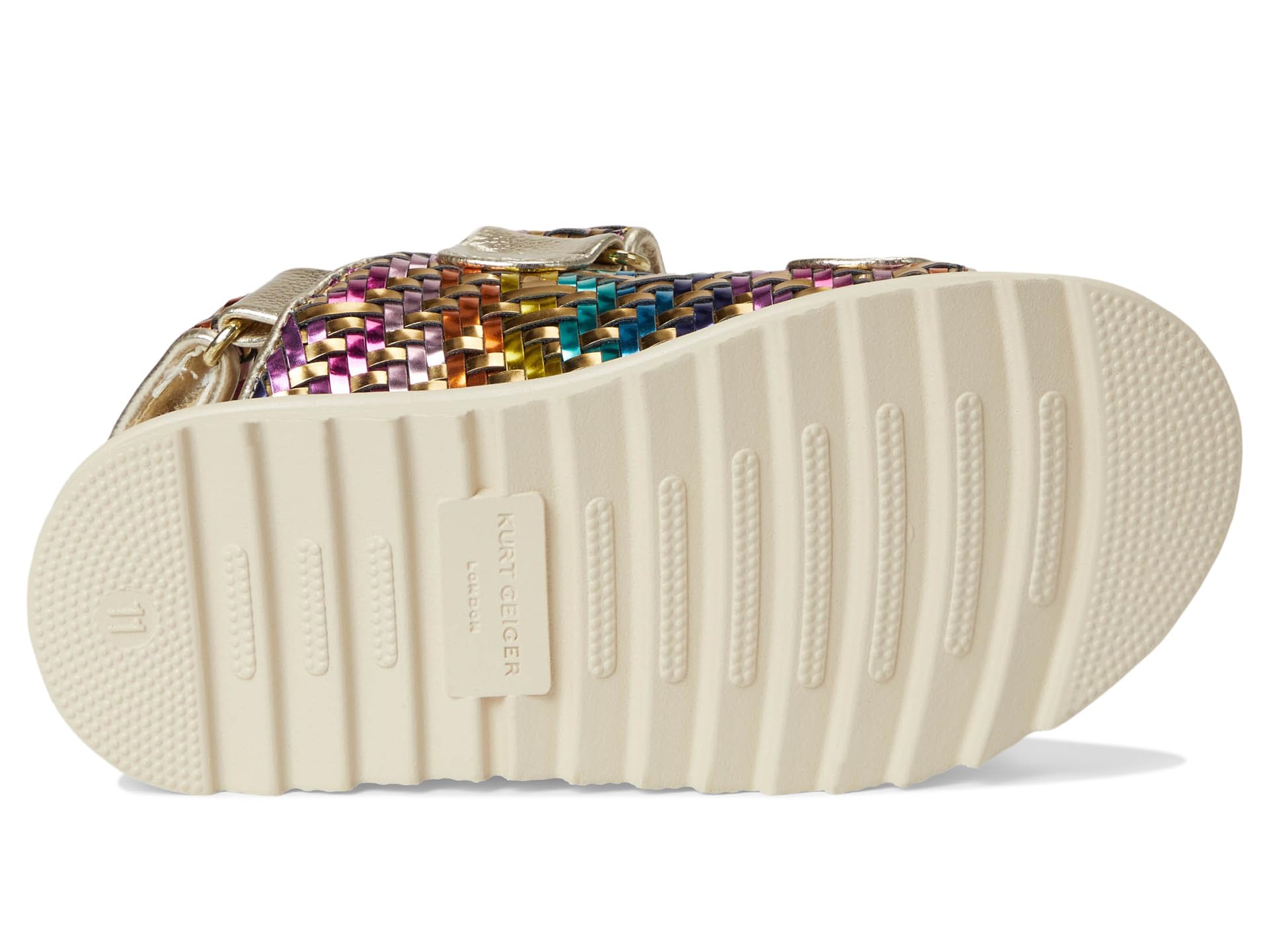 Сандалии Kurt Geiger London Kids Mini Orson, цвет Gold Multi — фото 3