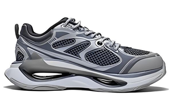 Кроссовки бесконечность 3м Li-Ning, серебряный — фото 2