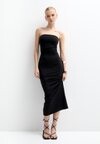 

Платье из джерси STRAPLESS GATHERED Pull&Bear, черный