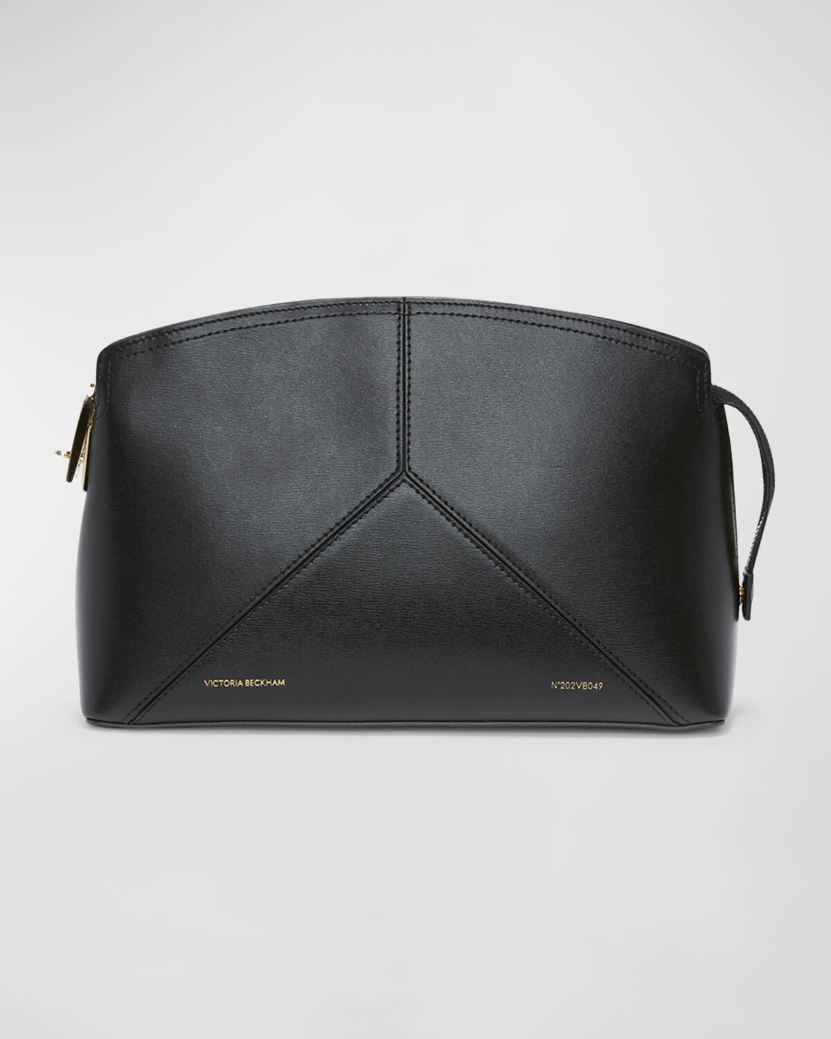 

Кожаный клатч на молнии Victoria Beckham, цвет Black