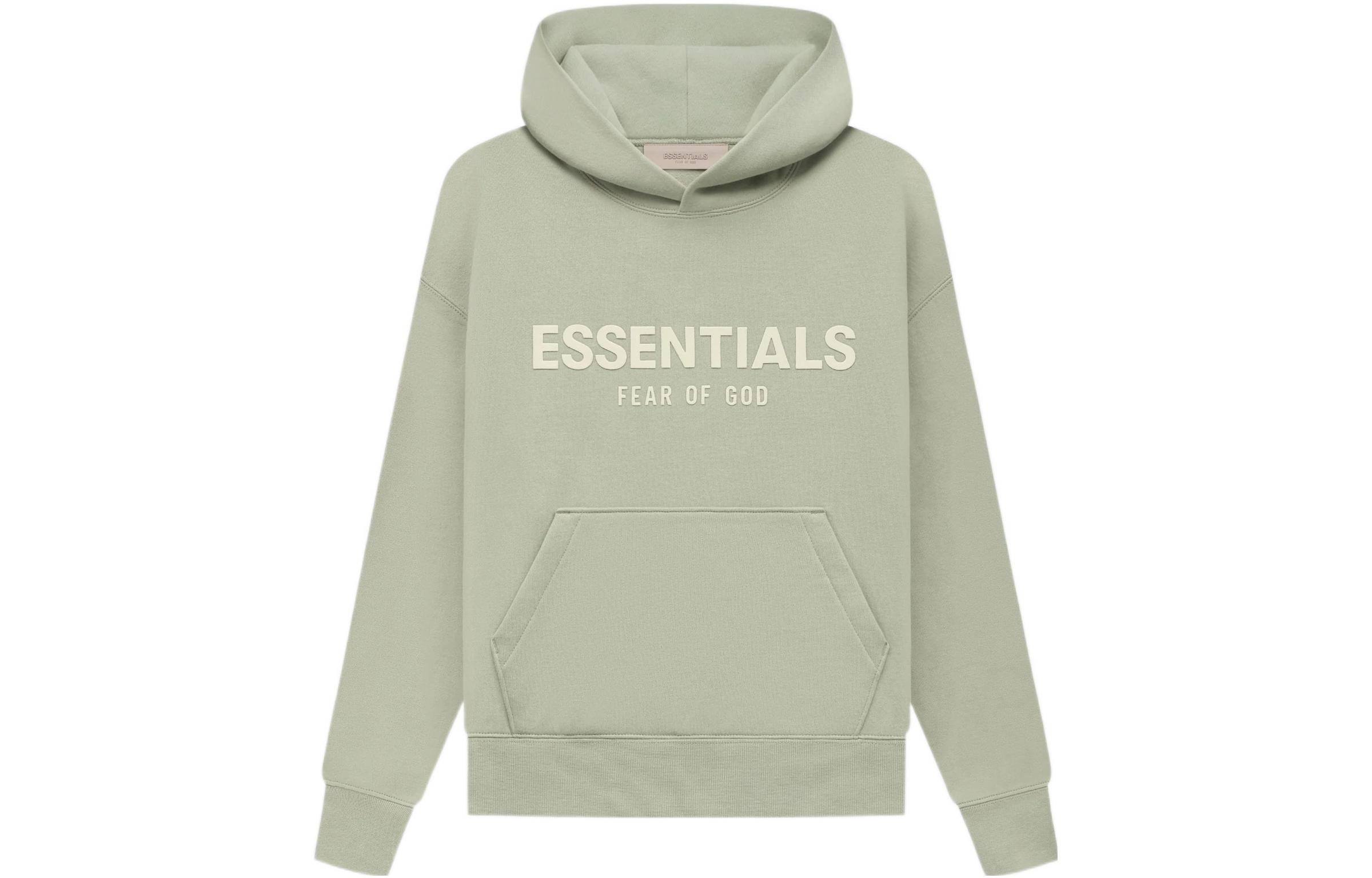 Свитшот SS22 серо-зеленый детский Fear Of God Essentials — фото 2