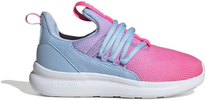 Беговые кроссовки adidas Kids Lite Racer Adapt 7.0, белый/синий/розовый — фото 3