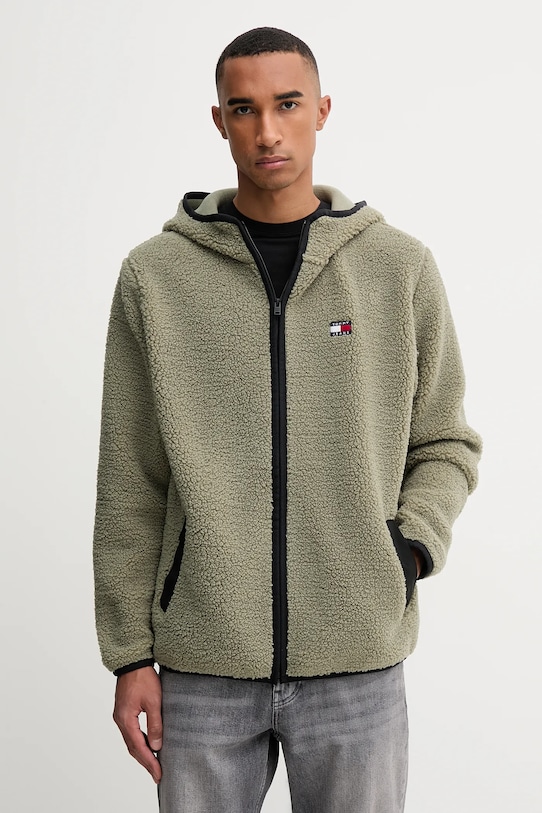 

Флисовая толстовка Tommy Jeans, зеленый