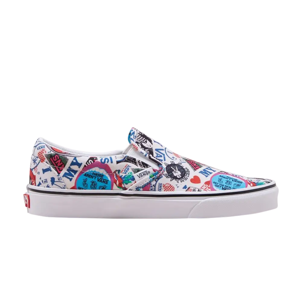 Классические слипоны Vans, белый