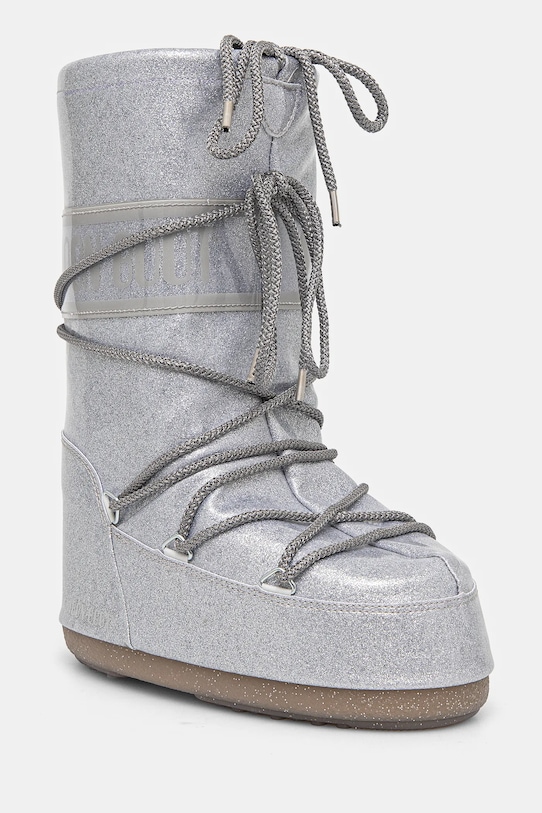 

Детские зимние ботинки ICON GLITTER Moon Boot, серебряный