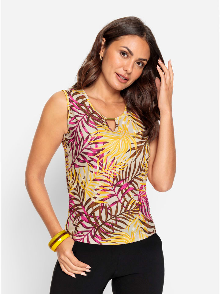 

WITT WEIDEN Футболка с принтом песочного цвета