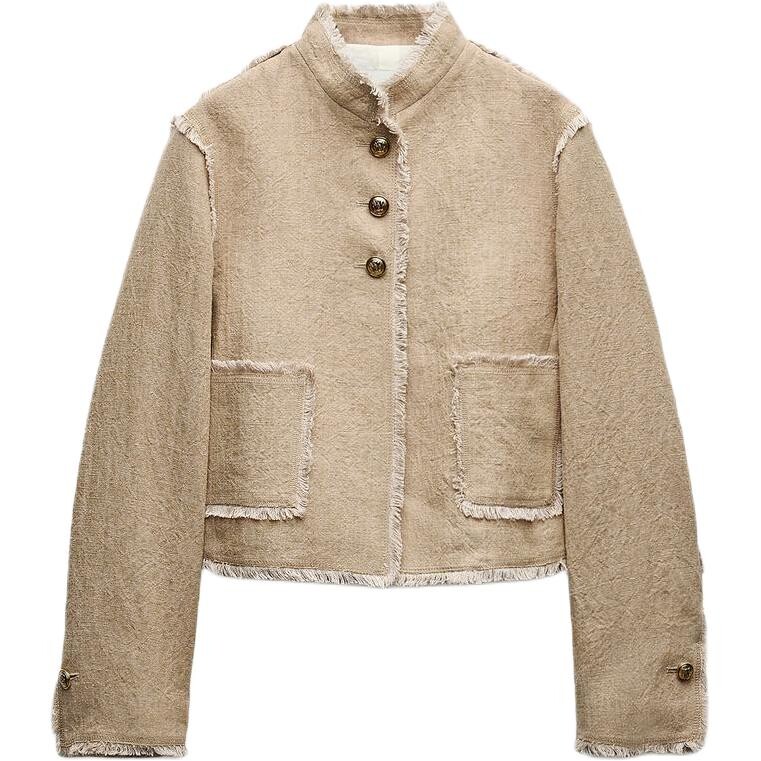 

ZW Series деловой пиджак женский желтый Zara