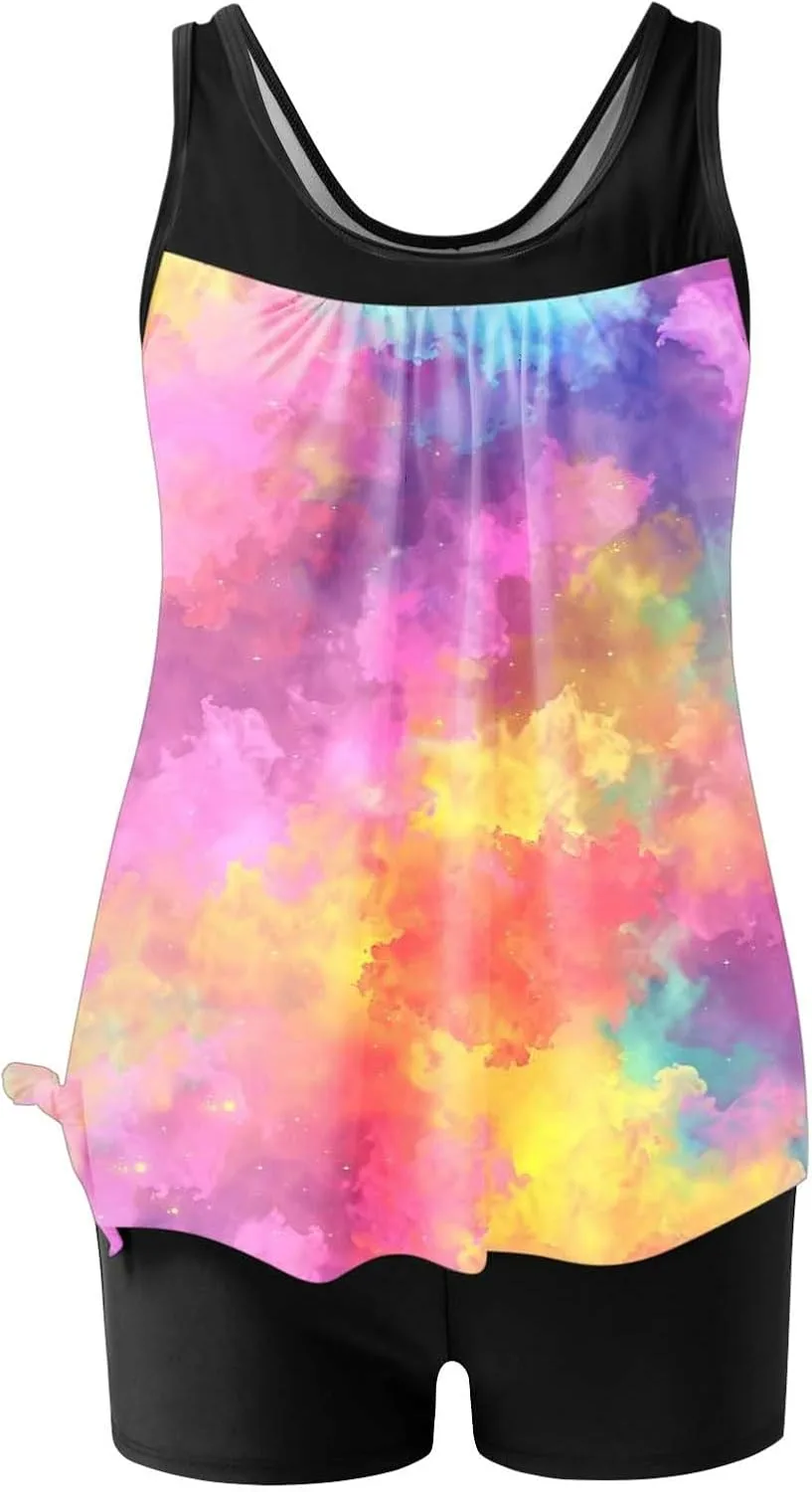 

Танкини для женщин Blouson с шортами Boy Shorts Furundly