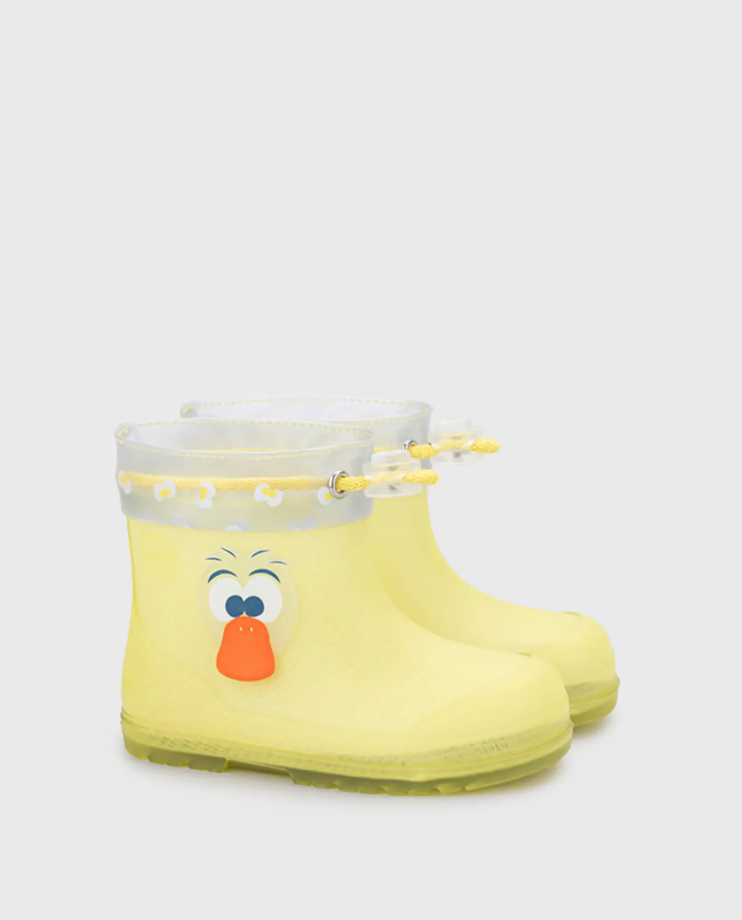 Водонепроницаемый ботинок с низкой голенью из тростника с изображением утки сбоку и матовой отделкой, концепция среднего «босоного» стиля Igor, желтый — фото 2