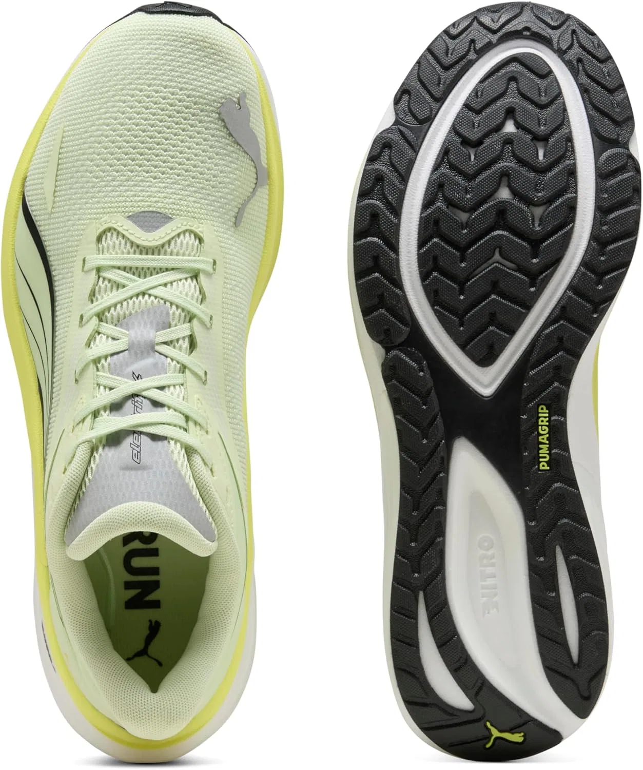 Мужские кроссовки Puma Electrify Nitro 4 для бега по улицам, Apple Spritz Lux Lime Puma Black — фото 4