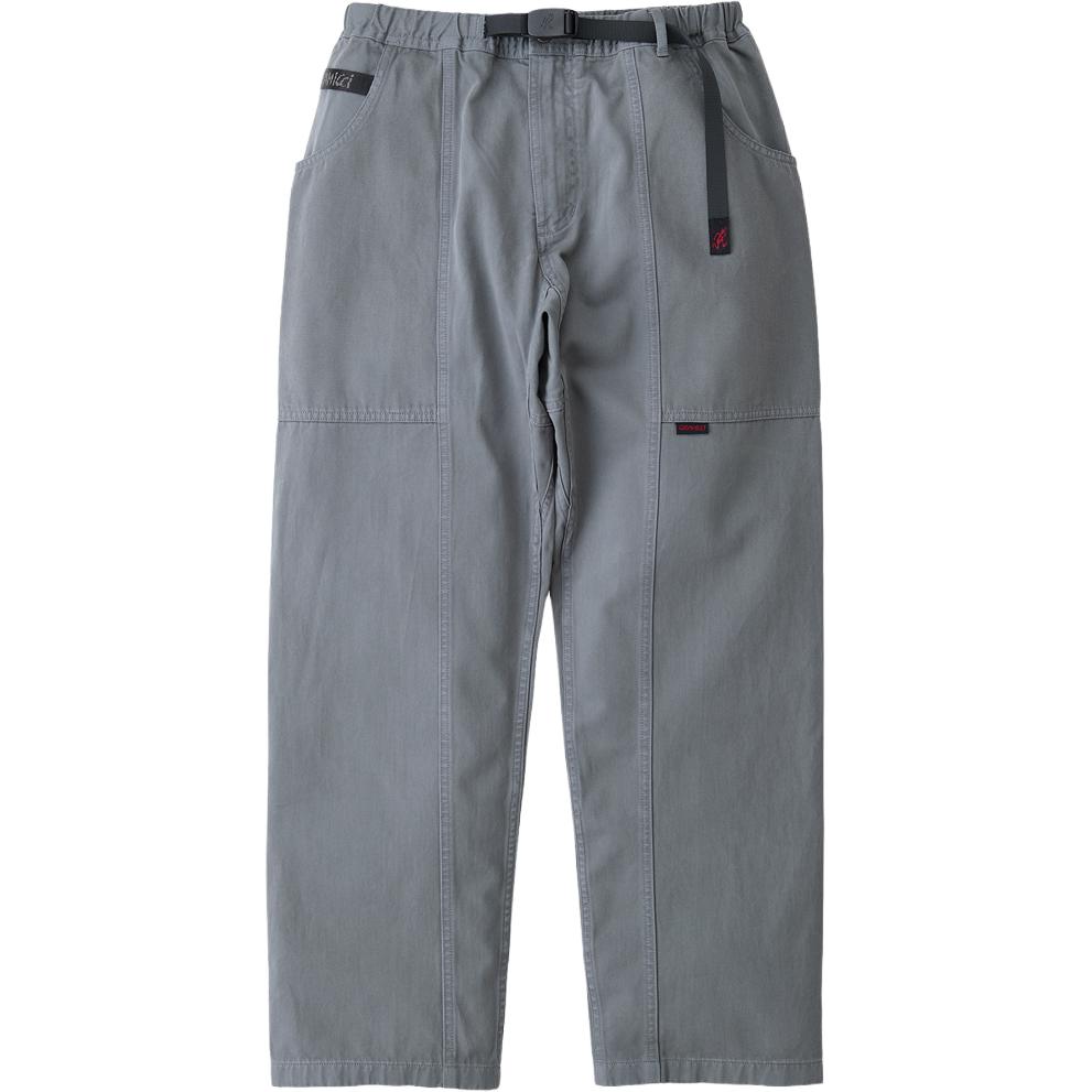 

Брюки с поясом прямого кроя Gramicci, серебристо-серый