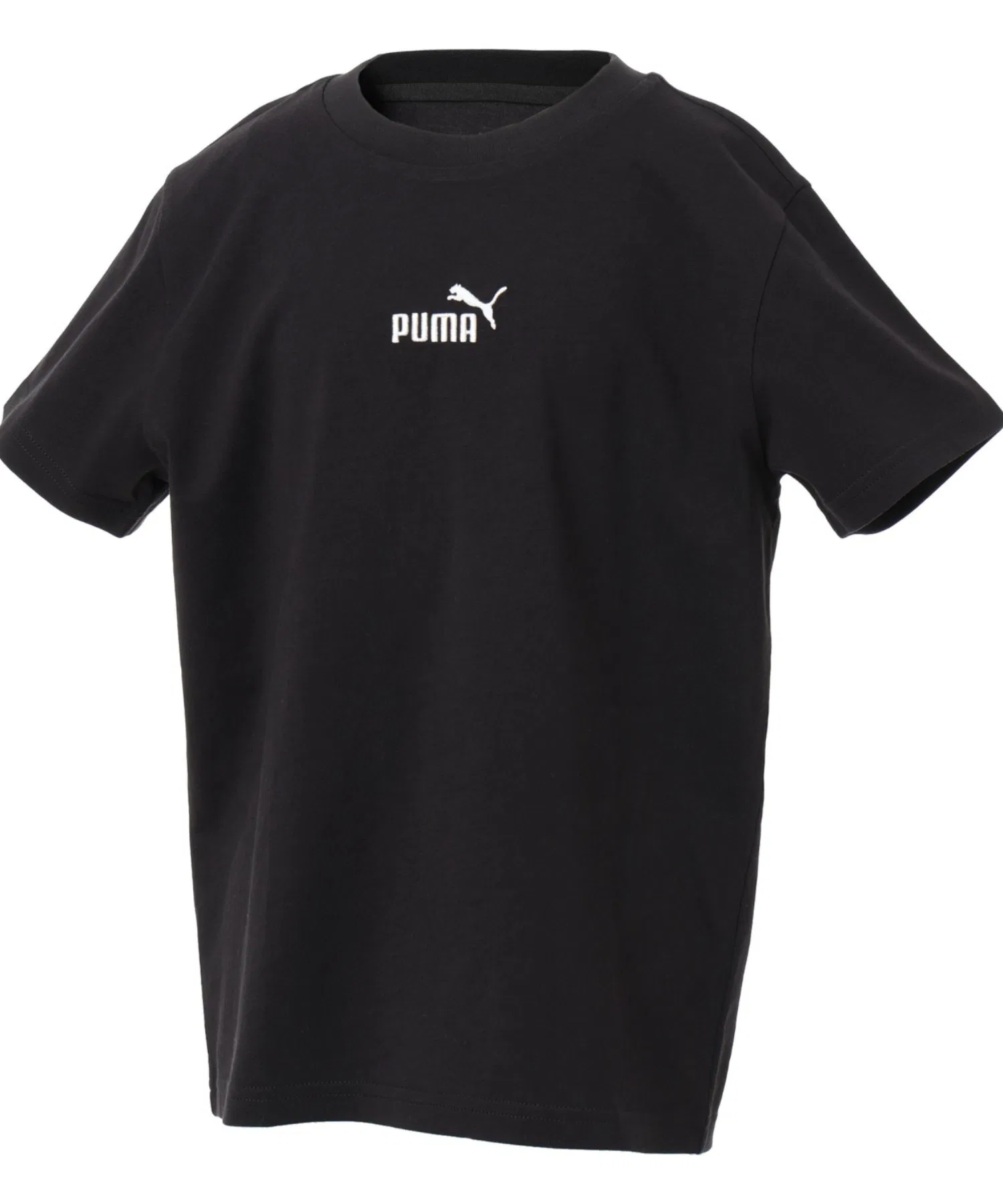 Детская футболка PUMA ESS Small No.1 с логотипом чёрная