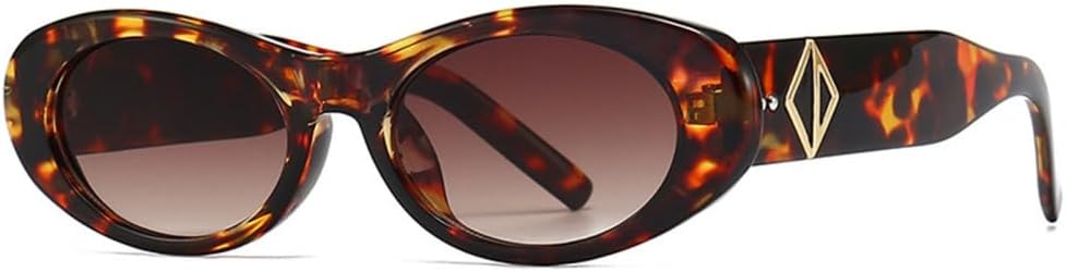 

Солнцезащитные очки овальной формы 2027 года для женщин, модные винтажные квадратные зеленые солнцезащитные очки для мужчин и женщин, летние очки с защитой от УФ-излучения UV400 MTZJH, C2