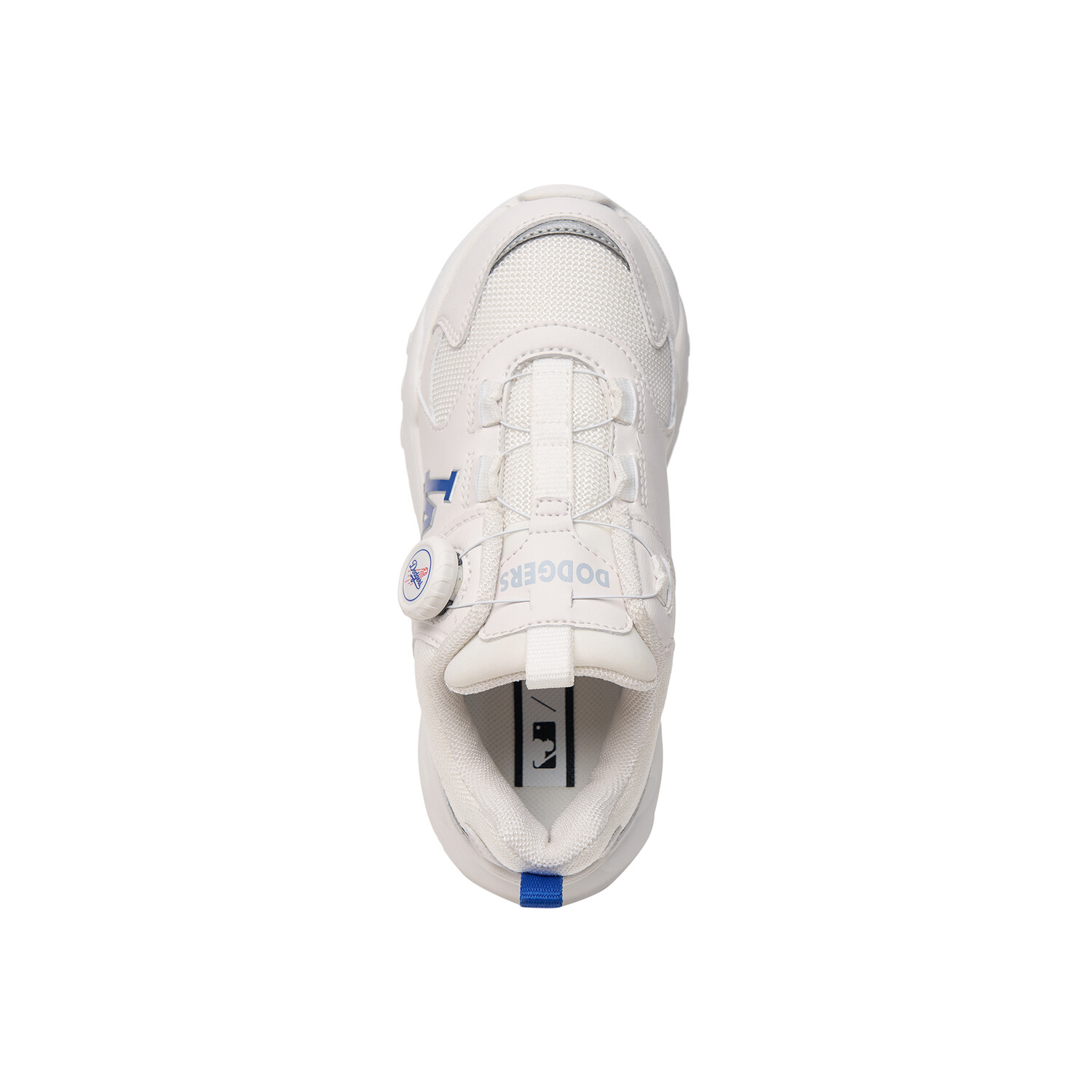 Кроссовки Big Ball Chunky Kids Lifestyle GS Low-top белого/синего цвета Mlb, белый — фото 4