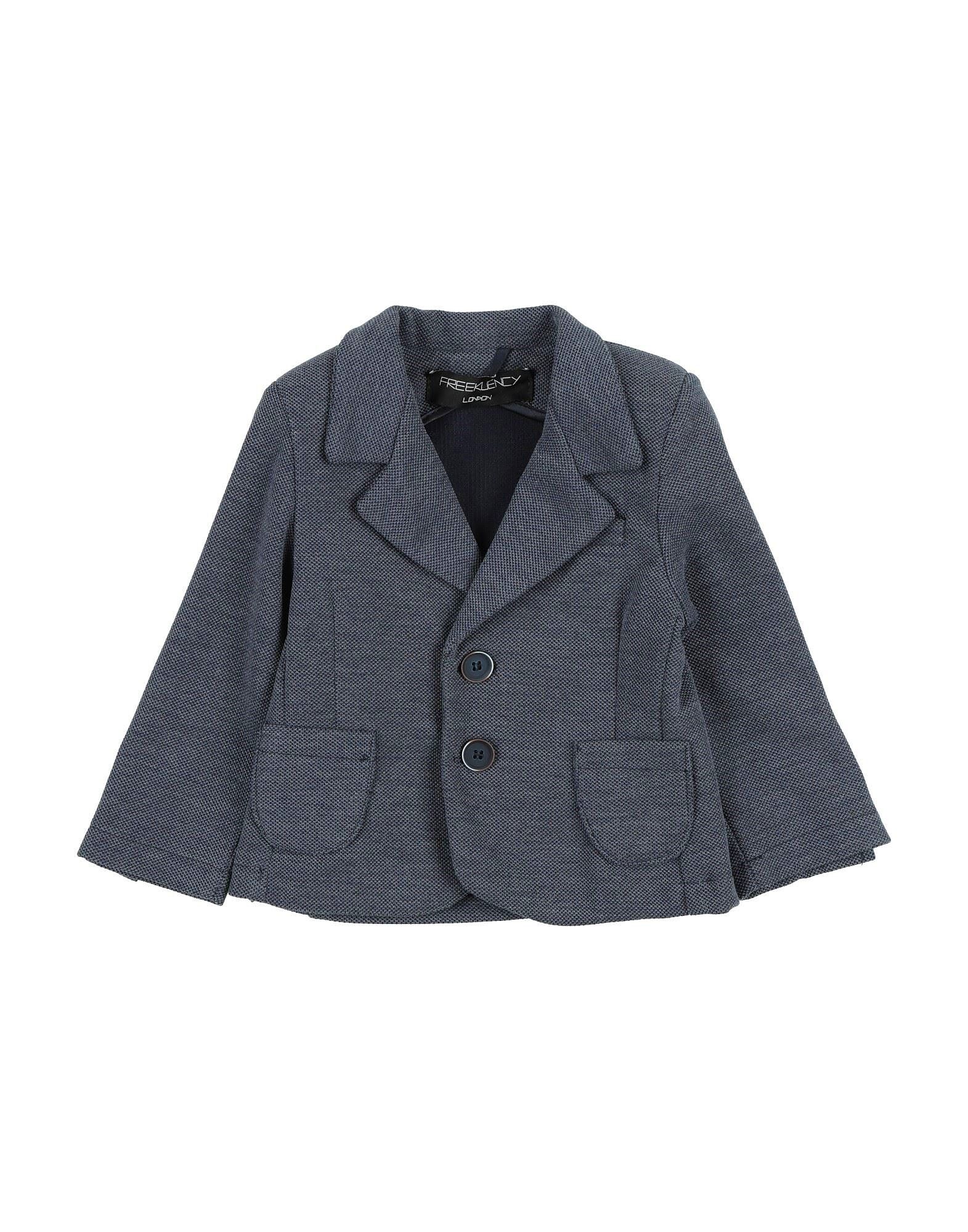 

Блейзер для детей Freekuency Base London, серо-синий