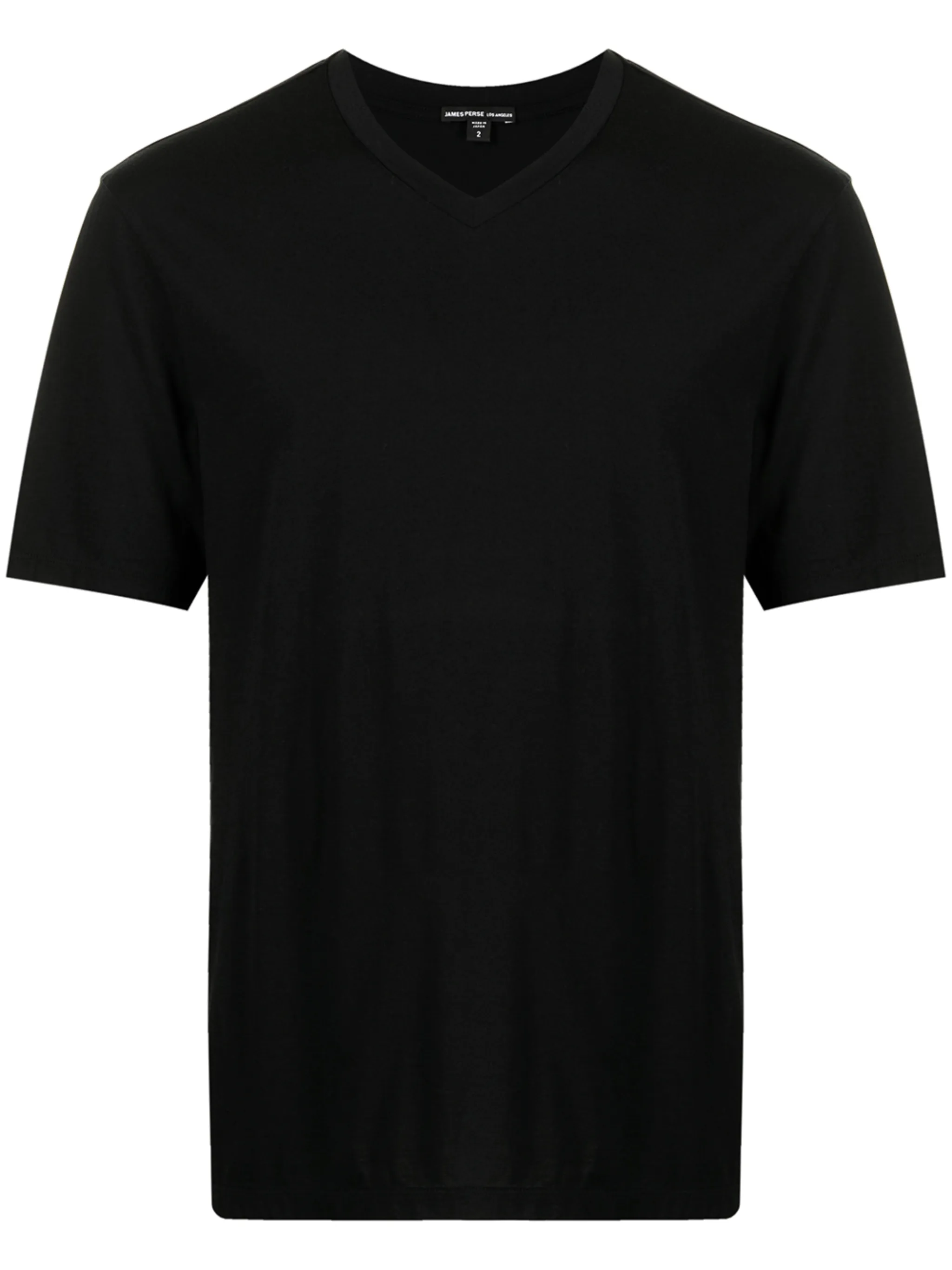 

Футболка Lotus с V-образным вырезом James Perse, черный