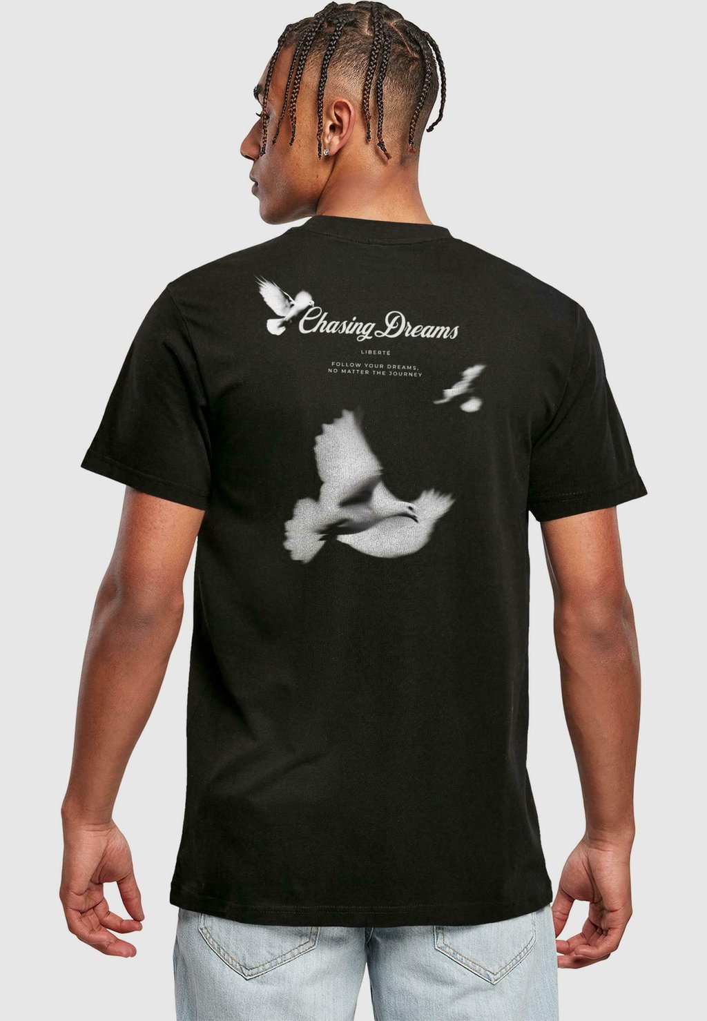 

Футболка с принтом CHASING DREAMS TEE Mister Tee, черный