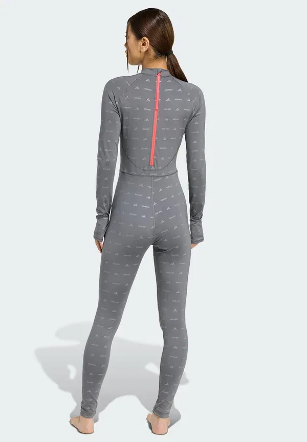 Комбинезон-вейтс Shine Adidas Sportswear, гранит/отражающее серебро — фото 2