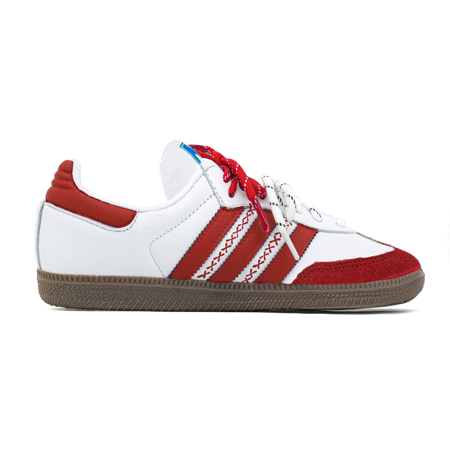 Adidas Originals Самба OG Бесконечная любовь Амортизация, износостойкие немецкие армейские кроссовки Унисекс Красный, цвет Red — фото 4